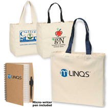 Recycled Tote Bag with Notes